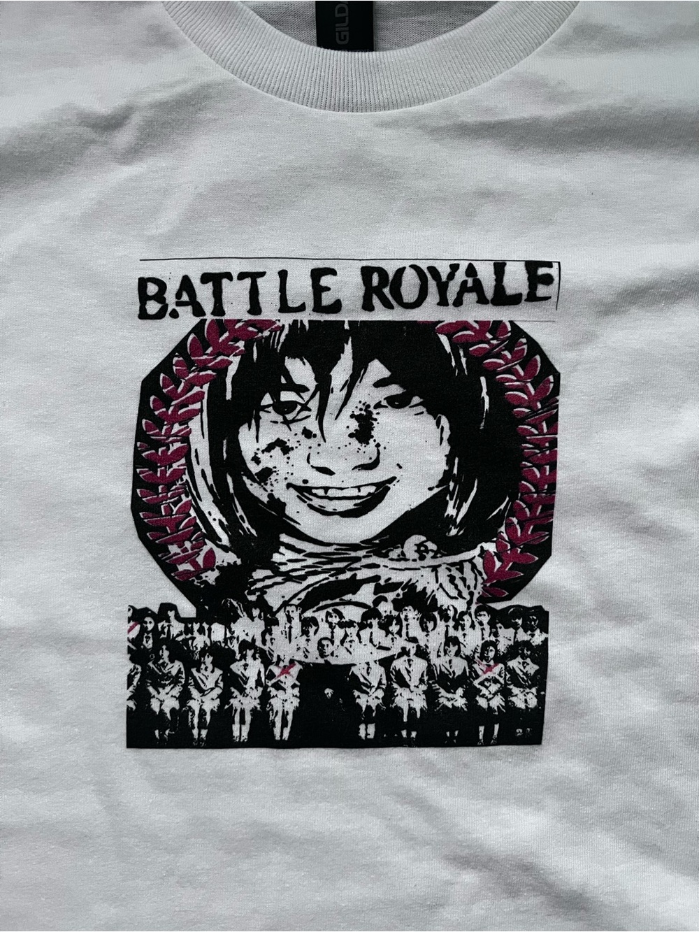 Battle Royale horror retro White Unisex T-Shirt